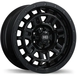 Fast HD – K-O – Black – 16″x8″ 30mm – All weather Wheels – F268-1680-63BN+30C661